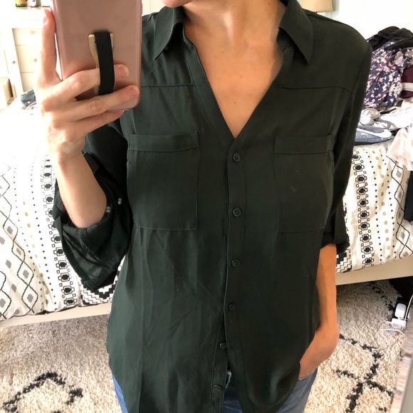 Express button down blouse - Picture 2 of 8
